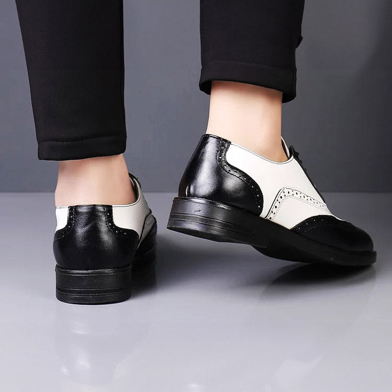 Classic Brown Leather Lace Shoe