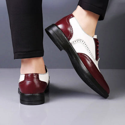Classic Brown Leather Lace Shoe