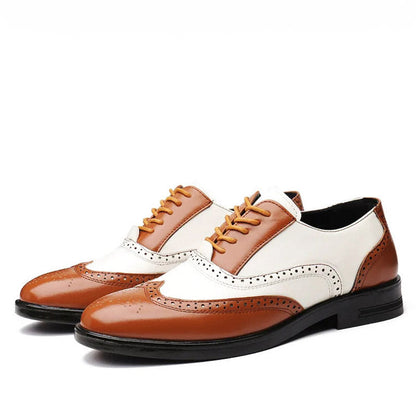 Classic Brown Leather Lace Shoe