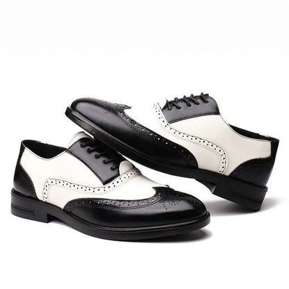 Classic Brown Leather Lace Shoe
