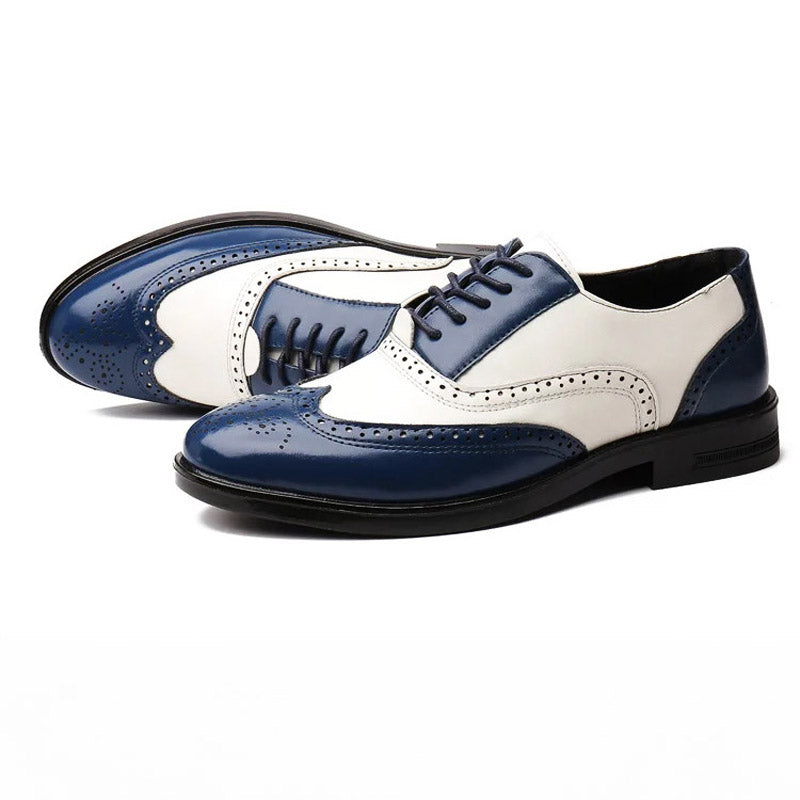 Classic Brown Leather Lace Shoe