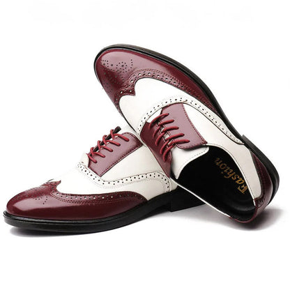 Classic Brown Leather Lace Shoe