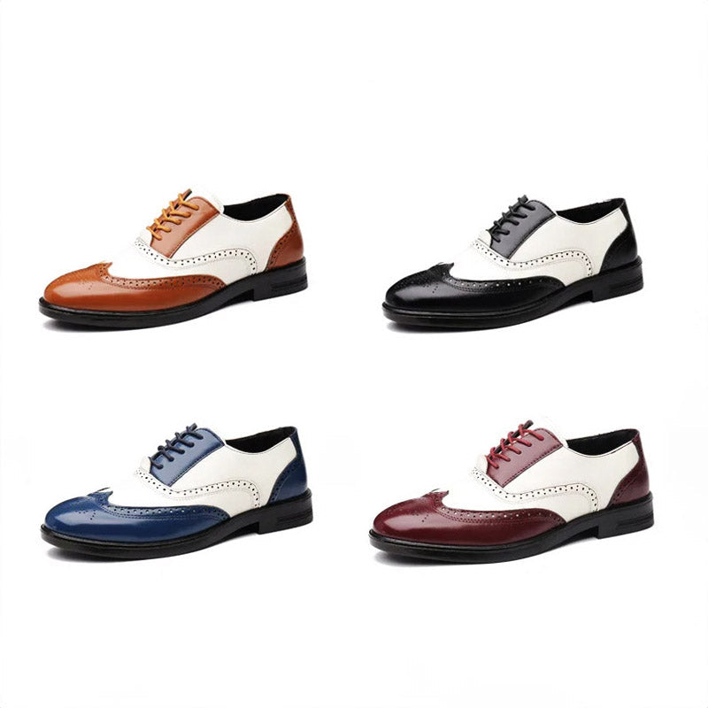 Classic Brown Leather Lace Shoe