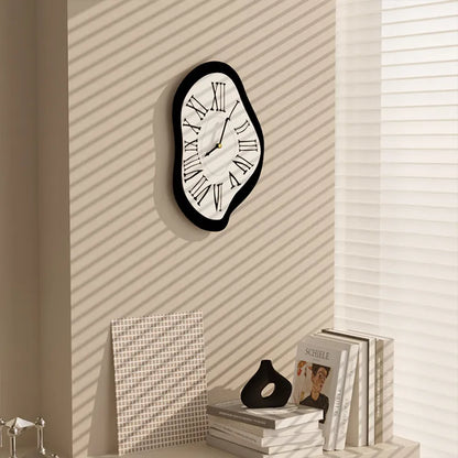 Unique Black Wall Clock: Modern & Chic Design