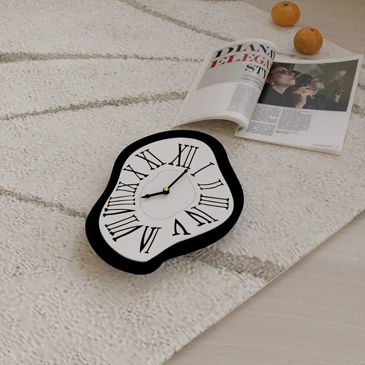 Unique Black Wall Clock: Modern & Chic Design