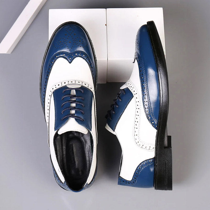 Classic Brown Leather Lace Shoe