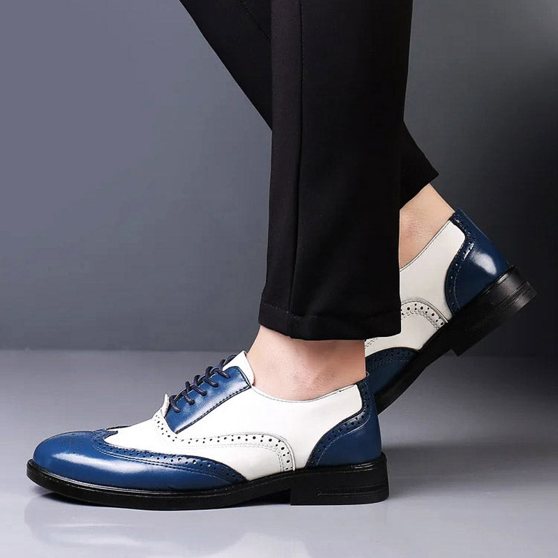 Classic Brown Leather Lace Shoe