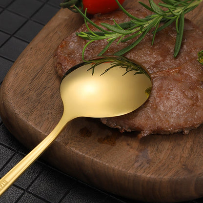 Luxury Golden Flatware Set