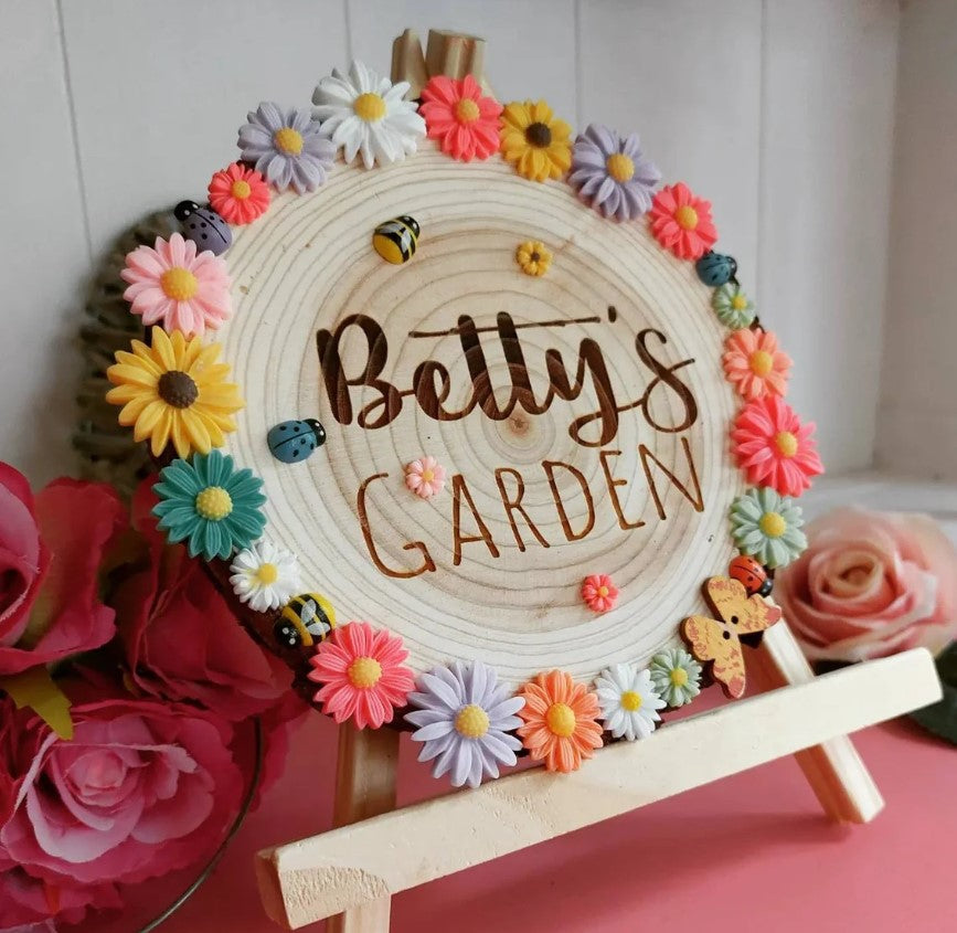 Personalized Wooden Outdoor Sign Plaque