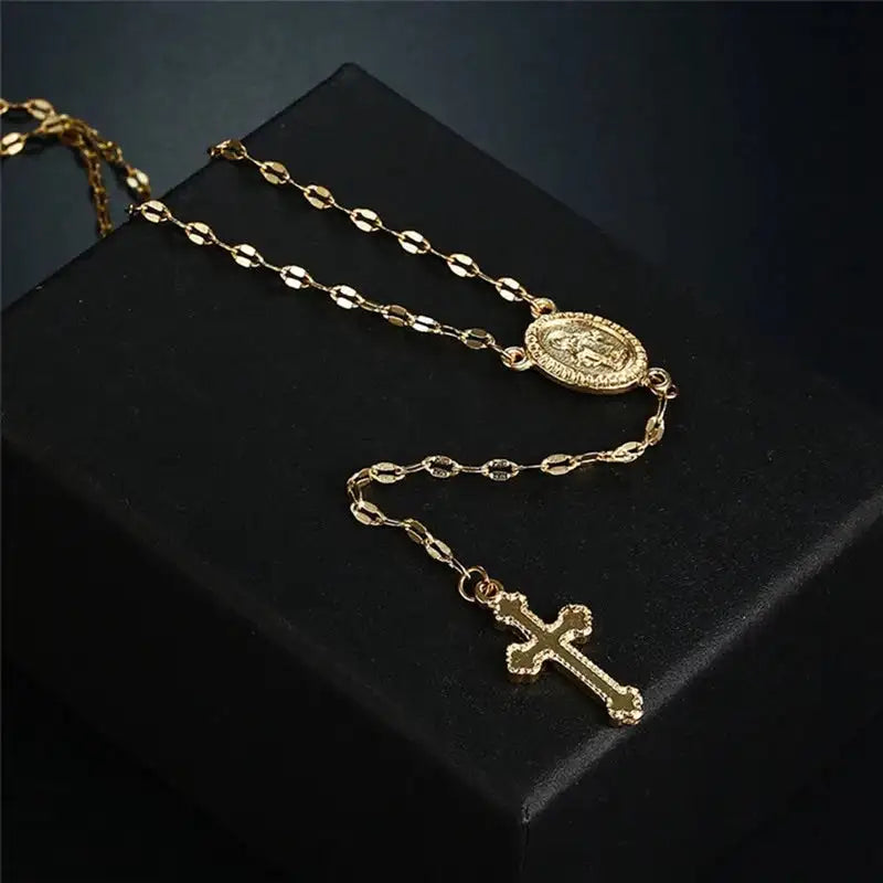 Beautiful Catholic Prayer Bead Necklace