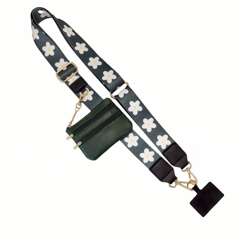 Detachable Phone Crossbody Strap with Card Holder