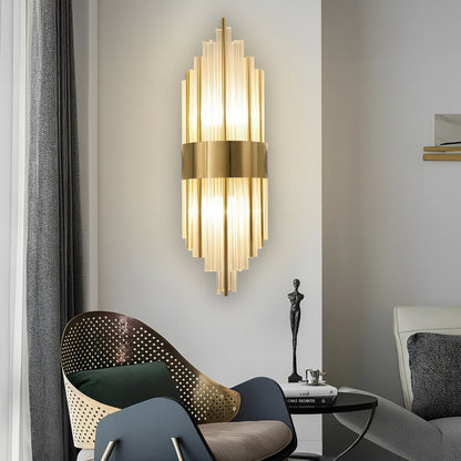 Modern Stainless Steel LED Wall Sconce 24in Dimmable Light - Cofik