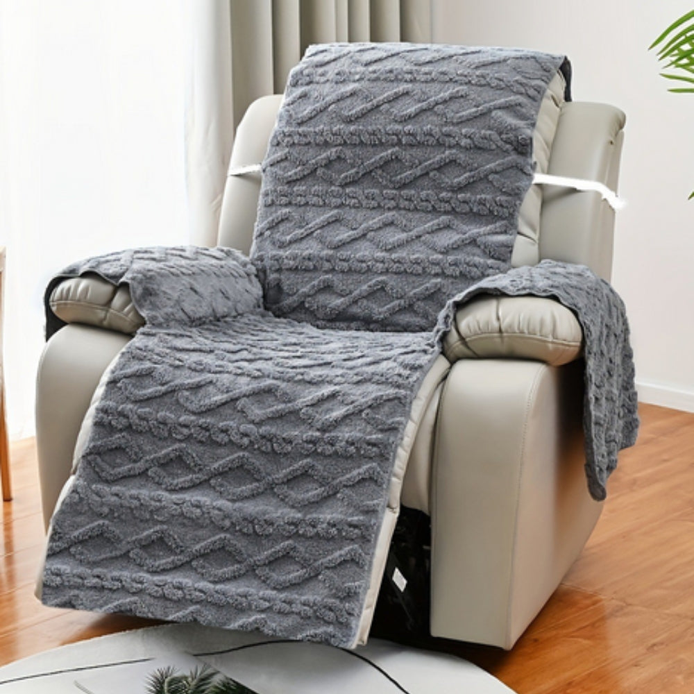 Diamond Pattern Recliner Slipcover
