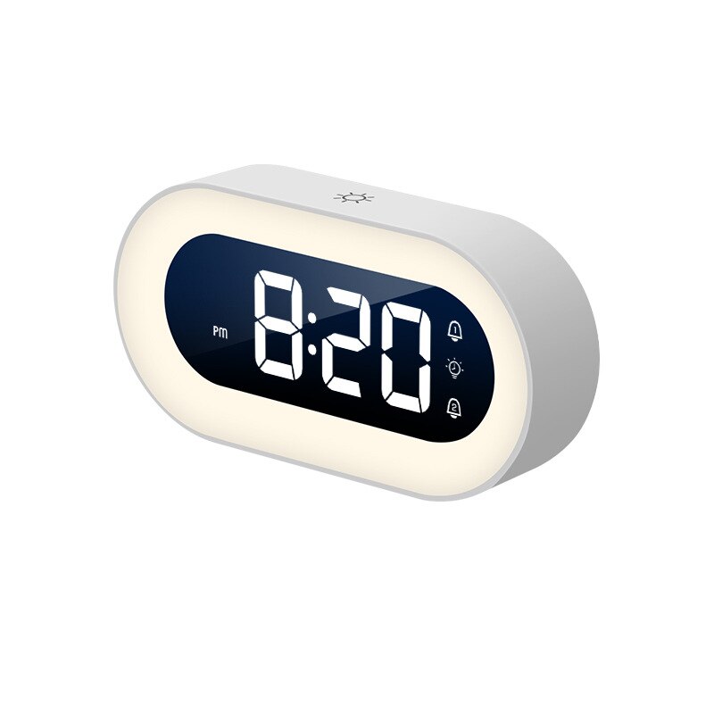 Compact Digital Alarm Clock with LED Night Light - Cofik