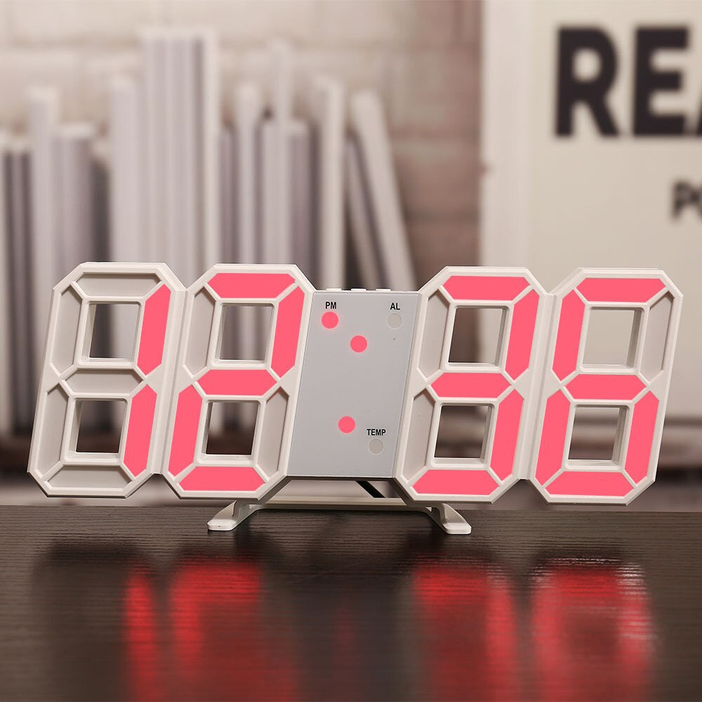 Digital LED Clock Radio Alarm