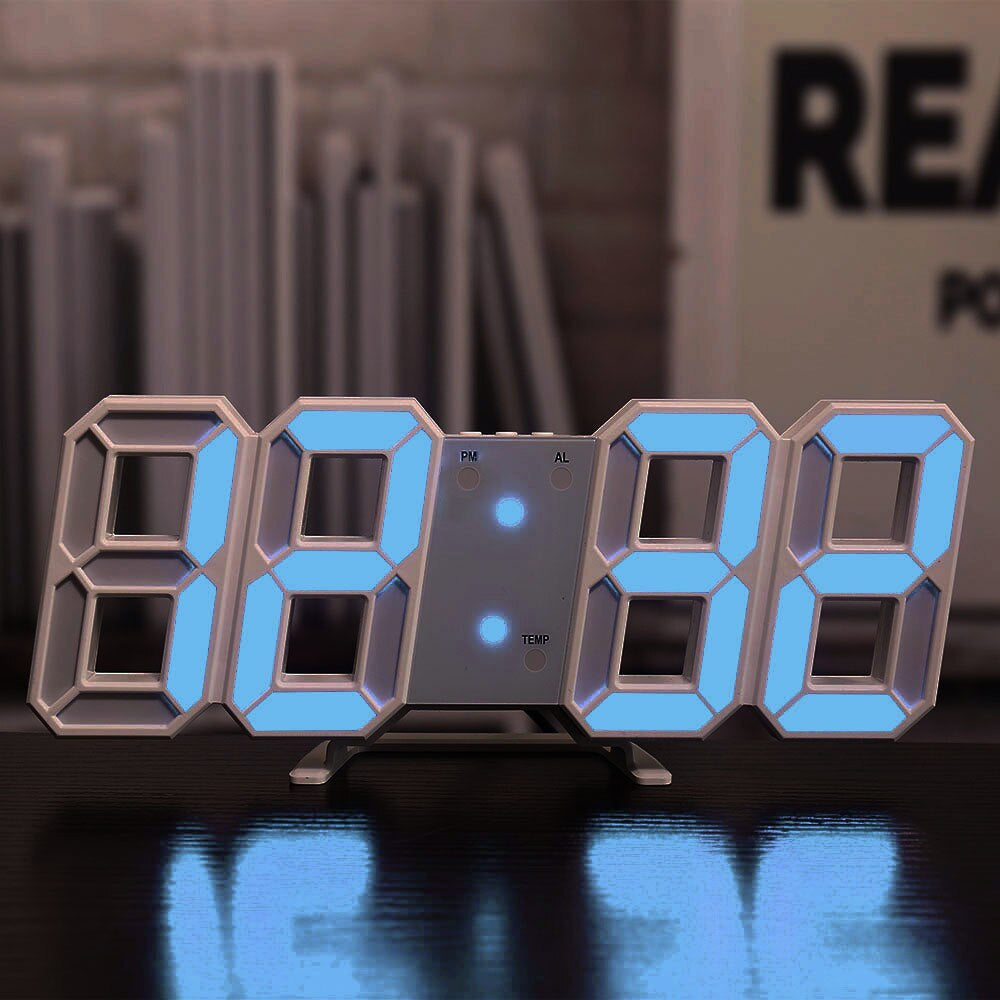 Digital LED Clock Radio Alarm