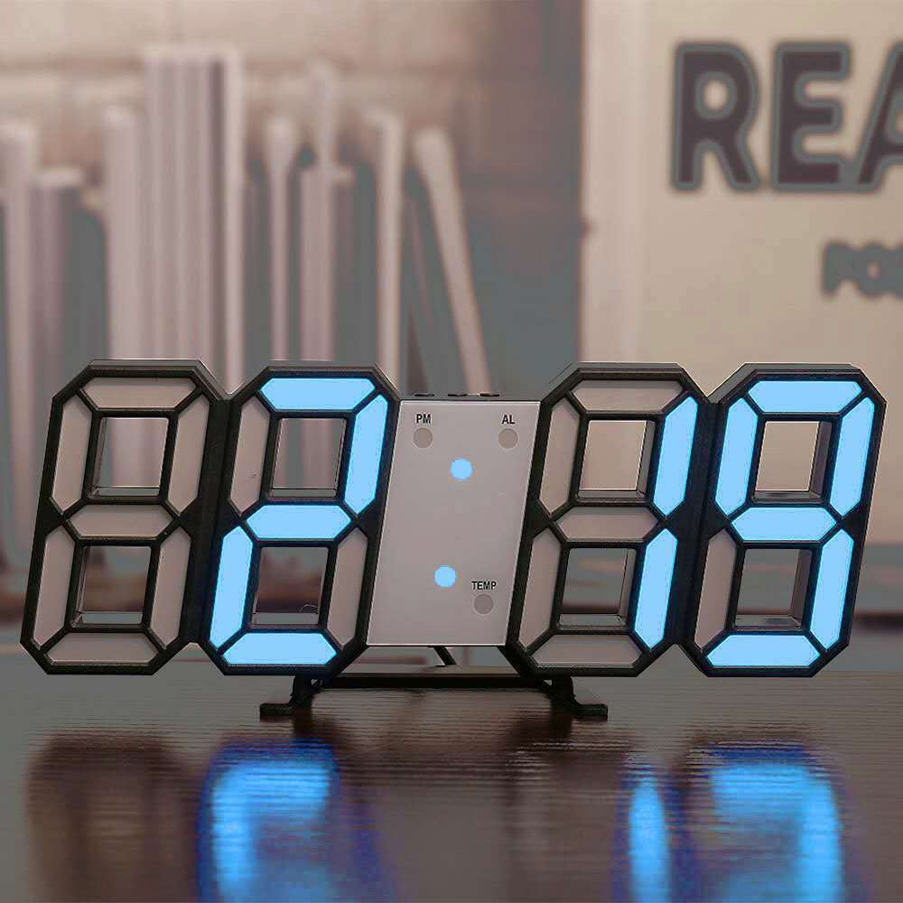 Digital LED Clock Radio Alarm