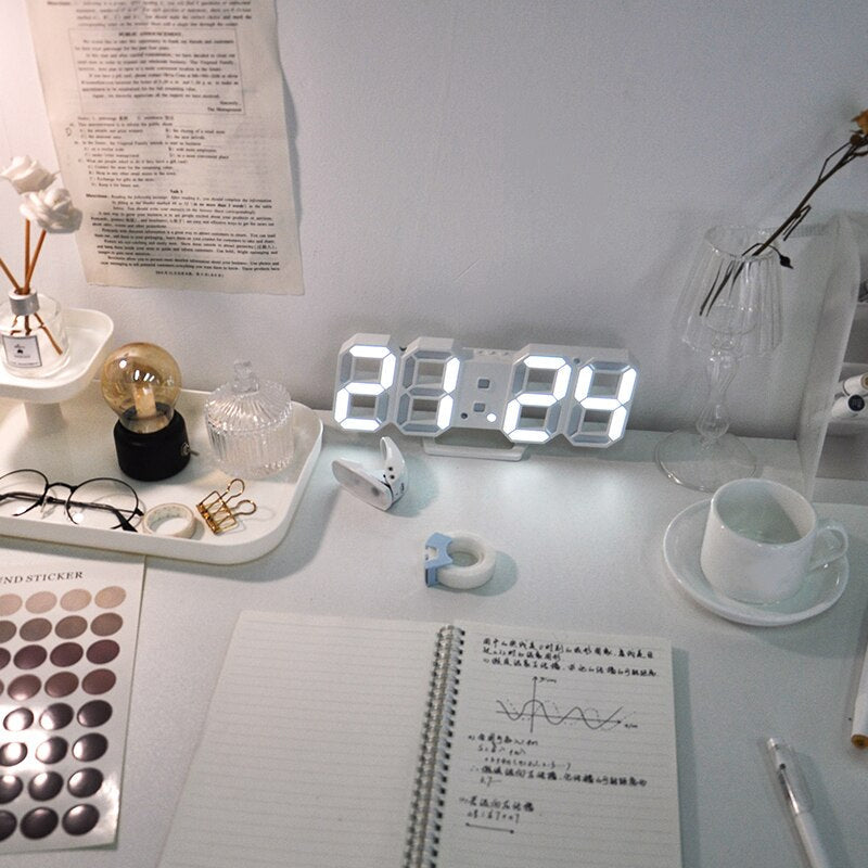 Digital LED Clock Radio Alarm