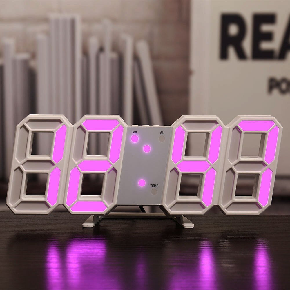 Digital LED Clock Radio Alarm