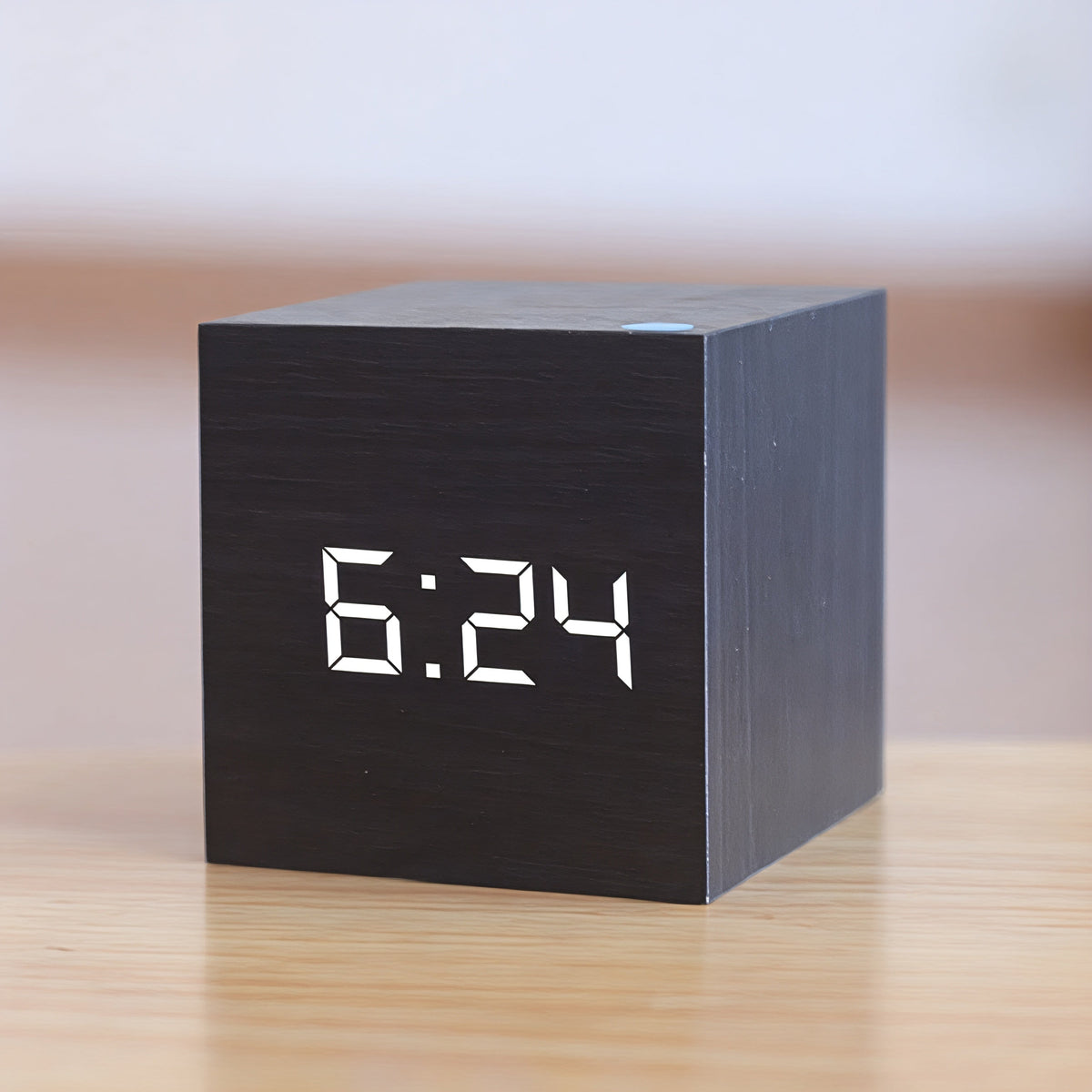 Smart LED Wooden Digital Alarm Clock - Cofik
