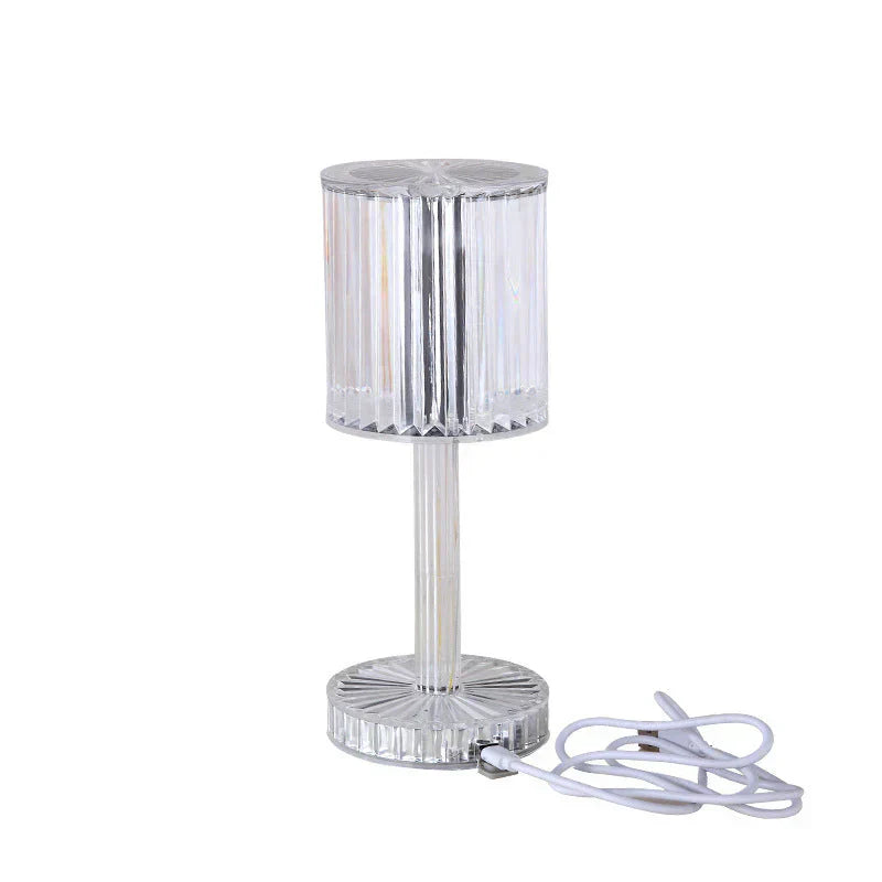 Bright Glass Desk Lamp with Contemporary Style
