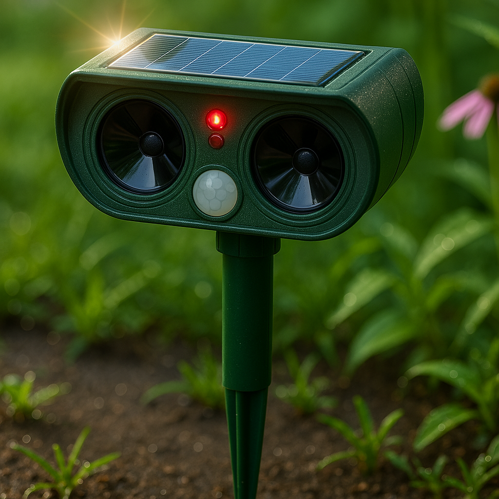 Outdoor Solar Powered Animal Repellent Motion Sensor - Cofik