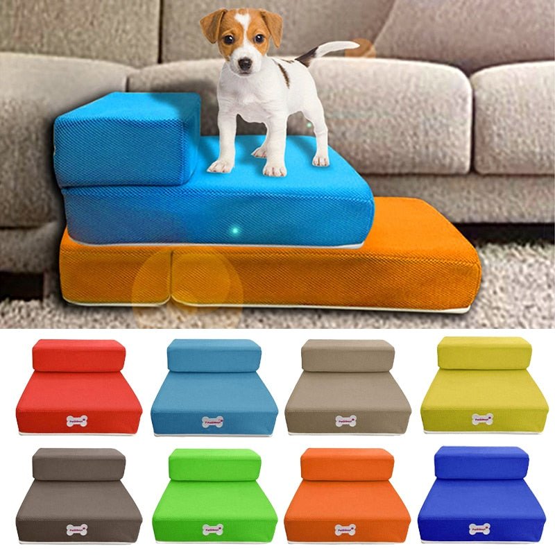 Comfortable Pet Steps for Easy Bed Access
