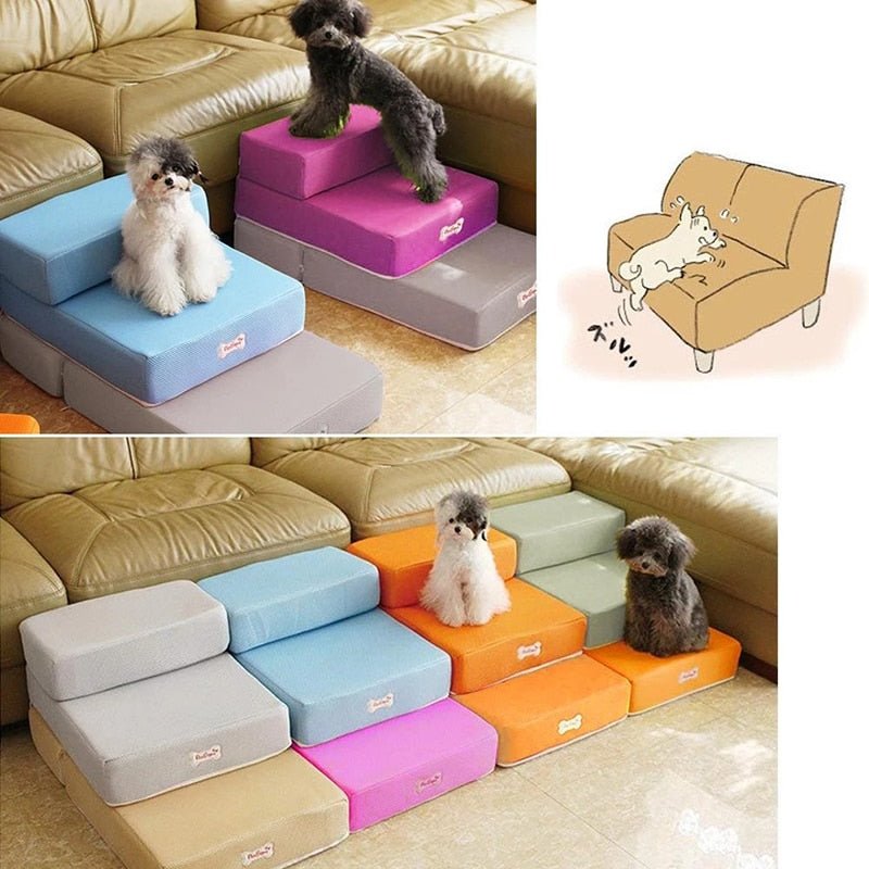 Comfortable Pet Steps for Easy Bed Access