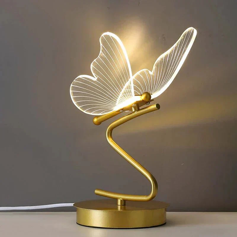 Beautiful LED Desk Lamp in Floral Pattern