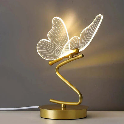 Beautiful LED Desk Lamp in Floral Pattern