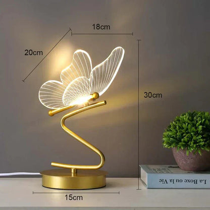 Beautiful LED Desk Lamp in Floral Pattern