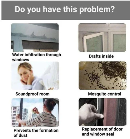 Easy Fit Adhesive Door Draft Stopper