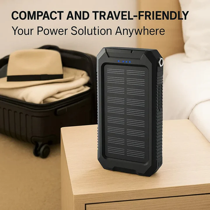 Large Waterproof Portable Solar Charger Bank