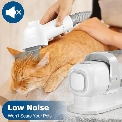 Quiet Pet Grooming Kit with Vacuum and Clippers