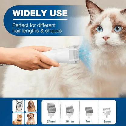 Quiet Pet Grooming Kit with Vacuum and Clippers
