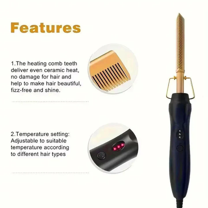 Thermal Comb for Curly and Damaged Hair