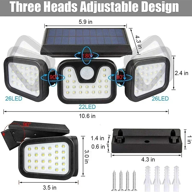 Weatherproof Motion Activated Solar Light