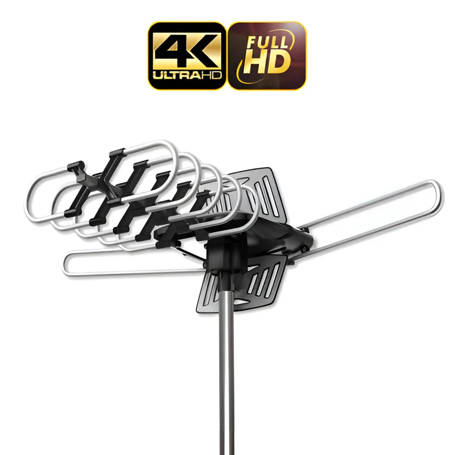 Outdoor HDTV Antenna with 360° Rotation Motor