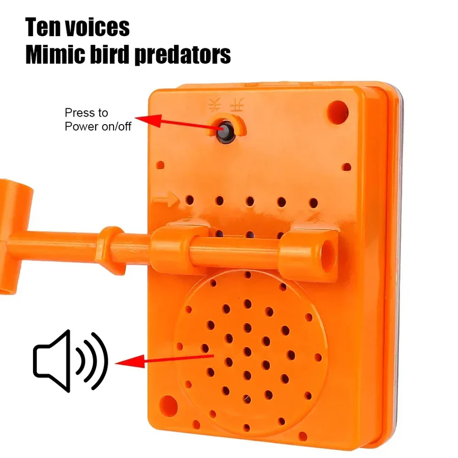 Outdoor Solar Powered Bird Repellent Device
