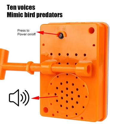 Outdoor Solar Powered Bird Repellent Device