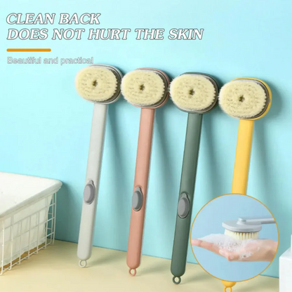 Exfoliating Shower Back Scrubber with Long Handle