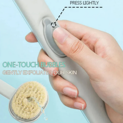 Exfoliating Shower Back Scrubber with Long Handle