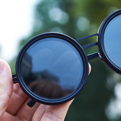 Polarized Shades with Adjustable Lenses