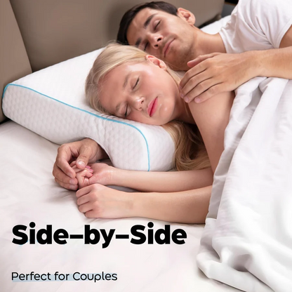 Contour Couple Pillow with Armrest and Memory Foam