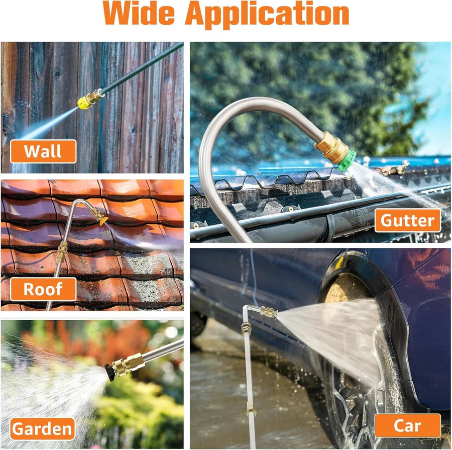 Heavy Duty 4000 PSI Extendable Pressure Washer Wand