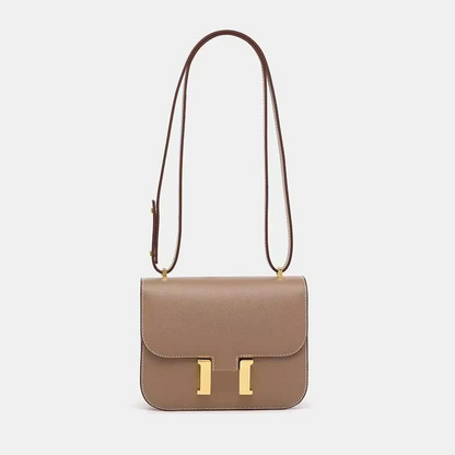 Mini Shoulder Bag with Tropical Leaf Print - Cofik