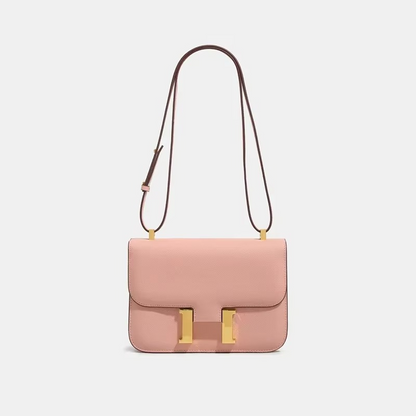 Mini Shoulder Bag with Tropical Leaf Print