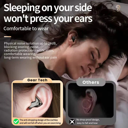 Comfortable Sleep Earbuds, Ultra Light Slim Fit