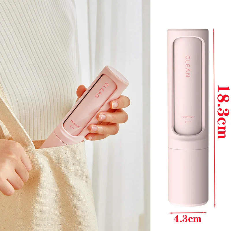 Pet Hair Removal Tool with Built-in Lint Roller