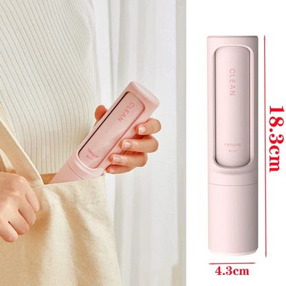 Pet Hair Removal Tool with Built-in Lint Roller
